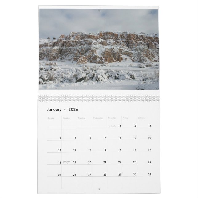 Zuhause bedeutet Nevada… Kalender (Jan 2026)