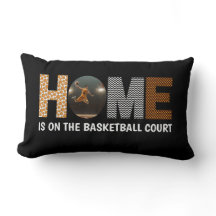 Zuhause befindet sich auf dem Basketball Court Fot
