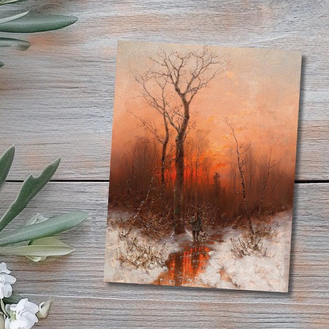 Zuhause bei Sunset - Désiré Thomassin Postkarte (Von Creator hochgeladen)