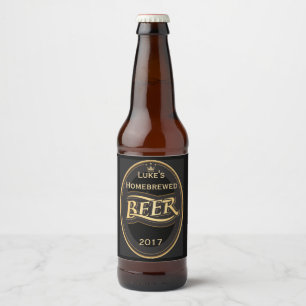 Zuhause-Bierbrauetikett Bierflaschenetikett