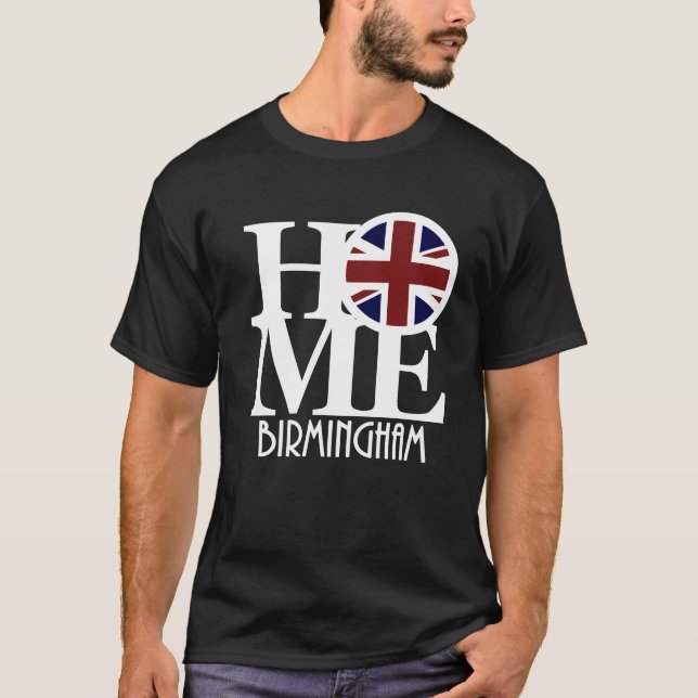 ZUHAUSE Birmingham England T-Shirt (Vorderseite)