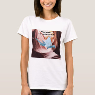 Zuhause bleibe? Ich bin damit Cool! T-Shirt