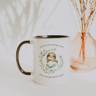 Zuhause Bleibe   Wasserfarbenlot Tasse