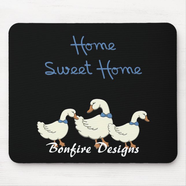 Zuhause-Bonbon-Zuhause Mousepad (Vorne)