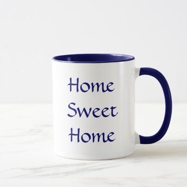 Zuhause-Bonbon-Zuhause Tasse (Rechts)