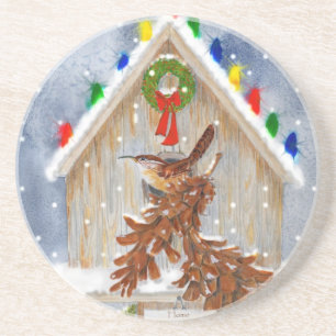 Zuhause-Bonbon-Zuhause Untersetzer