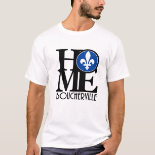 ZUHAUSE Boucherville Quebec (Frontabdruck) T-Shirt