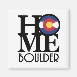 ZUHAUSE Boulder Colorado Stone Magnet