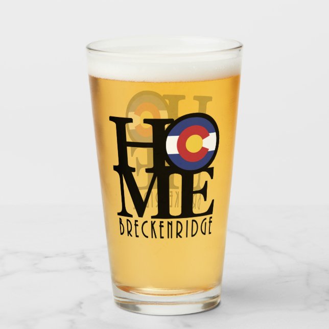 ZUHAUSE Breckenridge Colorado Glas (Vorne (Gefüllt))