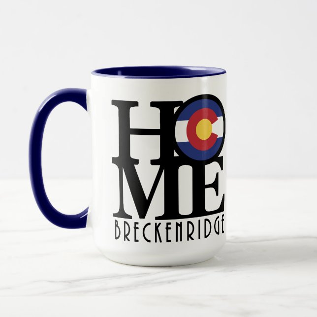 ZUHAUSE Breckenridge Colorado Tasse (Links)