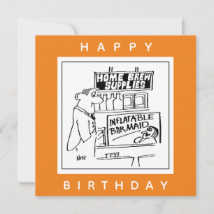 Zuhause Brew Aufblasbarer Cartoon Karte