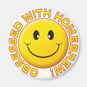 Zuhause Brew, besessen gewesenes Lächeln Magnet