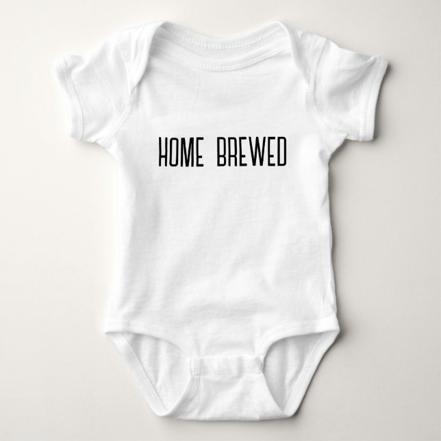 ZUHAUSE BREWING Bodysuit Baby Strampler (Vorderseite)