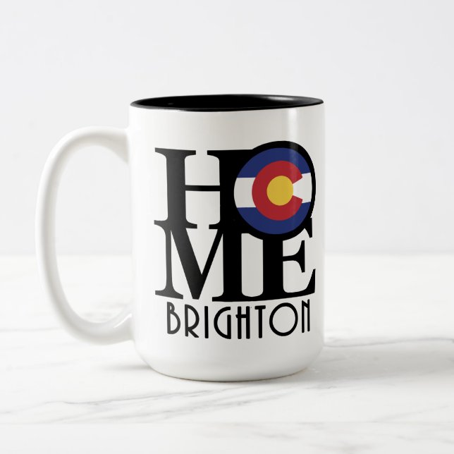 ZUHAUSE Brighton Colorado 15oz Zweifarbige Tasse (Links)