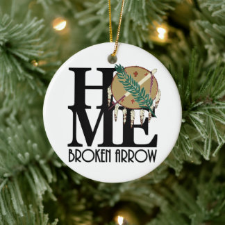 ZUHAUSE Broken Arrow Oklahoma Keramik Ornament