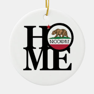 ZUHAUSE Brookdale CA Keramik Ornament