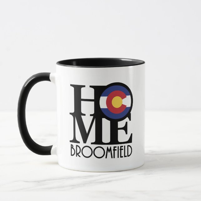 ZUHAUSE Broomfield Colorado 11oz Tasse (Links)