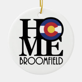 ZUHAUSE Broomfield Colorado Keramik Ornament