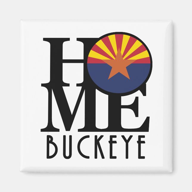 ZUHAUSE Buckeye Arizona Magnet (Vorne)