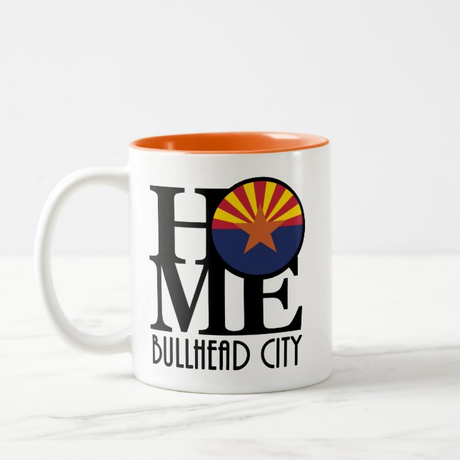 ZUHAUSE Bullhead City Zweifarbige Tasse (Links)