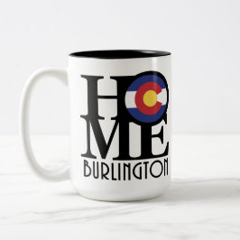 ZUHAUSE Burlington Colorado 15oz Zweifarbige Tasse