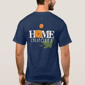 ZUHAUSE California Poppies Series (Rückseite) T-Shirt