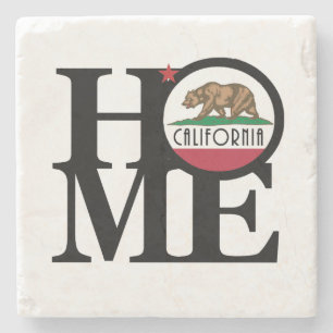 ZUHAUSE California Steinuntersetzer