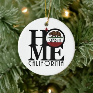 ZUHAUSE Cambria California Keramik Ornament