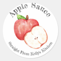 Zuhause Canning Business Apple Sauce Food Label