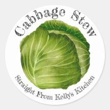 Zuhause Canning Business Cabbage Stechen Food Labe
