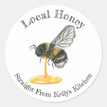 Zuhause Canning Business Local Honey Food Label