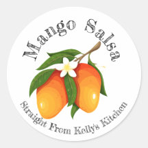 Zuhause Canning Business Mango Salsa Food Label