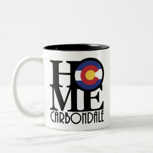ZUHAUSE Carbondale Colorado 11oz Zweifarbige Tasse