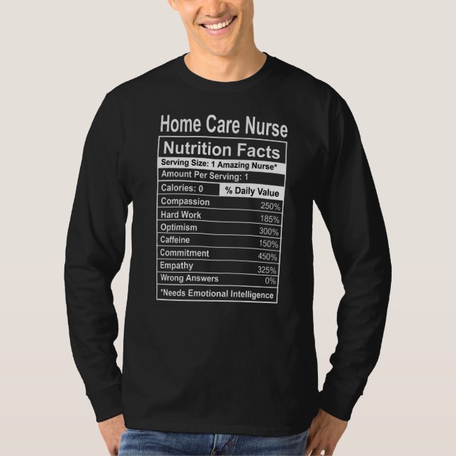 Zuhause Care Krankenpflege und medizinische Betreu T-Shirt (Vorderseite)