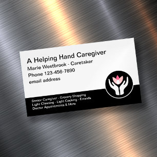 Zuhause Caregiver C.N.A. Visitenkarten-Magnet Magnetische Visitenkarte