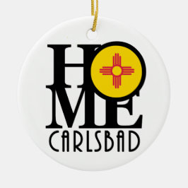 ZUHAUSE Carlsbad New Mexico Keramik Ornament