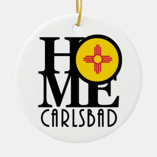 ZUHAUSE Carlsbad New Mexico Keramik Ornament