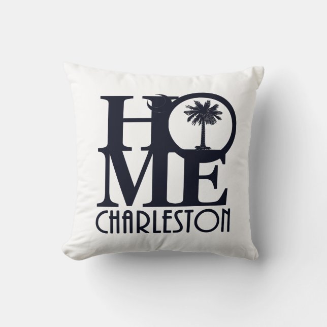 ZUHAUSE Charleston SC Kissen (Vorderseite)