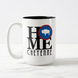 ZUHAUSE cheyenne Wyoming 15oz Zweifarbige Tasse