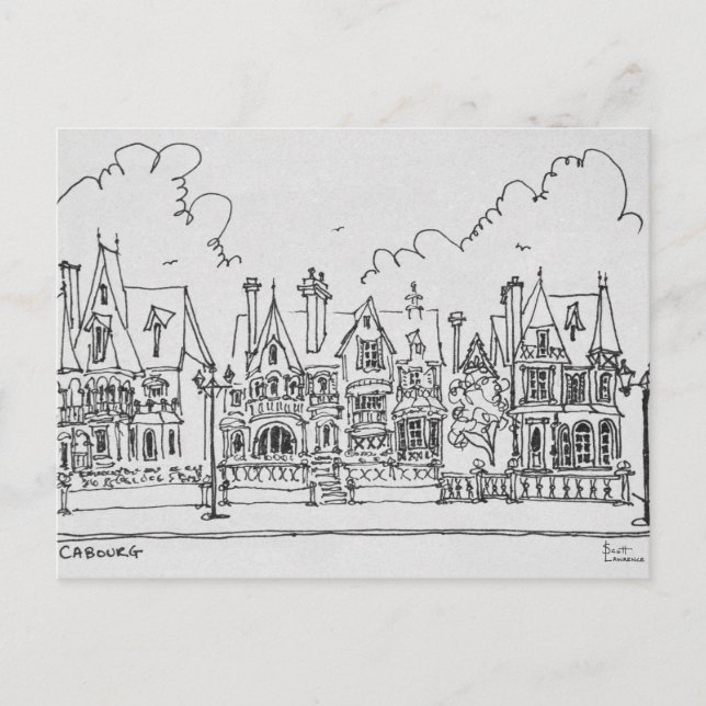 Zuhause, Cobourg | Normandie, Frankreich Postkarte (Vorderseite)