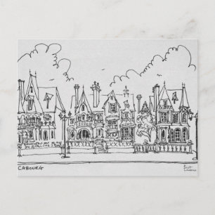 Zuhause, Cobourg   Normandie, Frankreich Postkarte