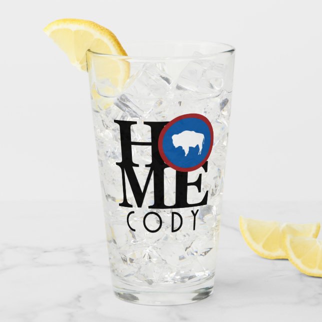 ZUHAUSE Cody Wyoming Glas (Vorderseite Ice)