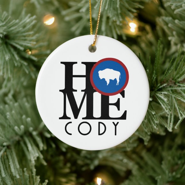 ZUHAUSE Cody Wyoming Keramik Ornament (Baum)