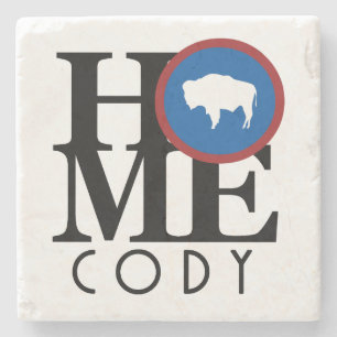 ZUHAUSE Cody Wyoming Steinuntersetzer