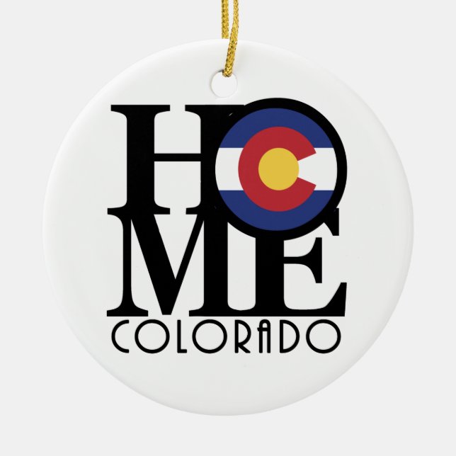 ZUHAUSE Colorado Keramik Ornament (Vorne)