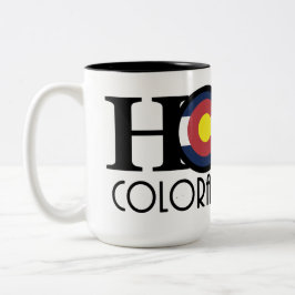 ZUHAUSE Colorado Springs 15 oz Zweifarbige Tasse