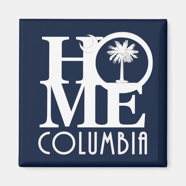 ZUHAUSE Columbia South Carolina Magnet (Vorne)