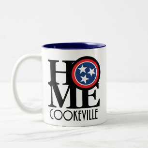 ZUHAUSE Cookeville Tennessee 11oz Zweifarbige Tasse