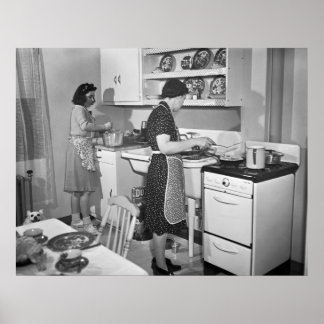 Zuhause Cooking: 1942 Poster