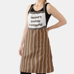 Zuhause Cooking Schürze der Mama mit braunem Strei